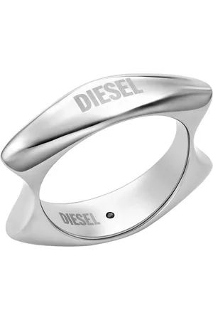 Diesel Stainless Steel Band Ring Rings Unisex