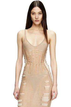 Diesel Seamless bodysuit with lingerie illusion Knitwear Woman