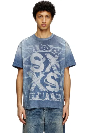 Diesel T-shirt with rib-knit print T-Shirts Man
