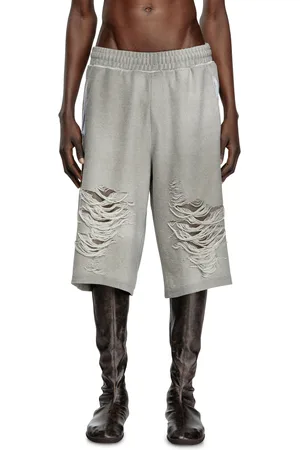 Diesel Shorts with distressed knees Shorts Man
