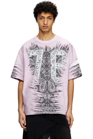 Diesel T-shirt with 78 bandana print T-Shirts Man