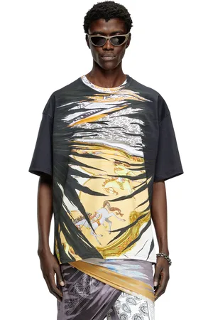 Diesel T-shirt with regal bandana print T-Shirts Man