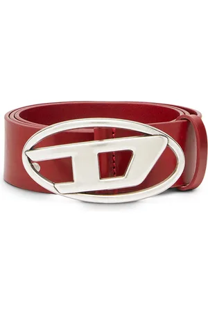 Diesel Leather belt with D buckle Belts Man