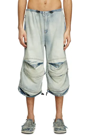 Diesel Shorts in light bicolour denim Shorts Unisex