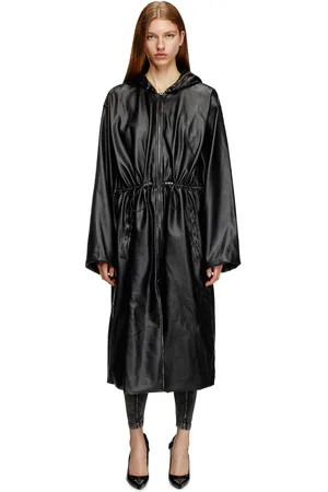 Diesel Distressed utilitarian hooded coat Jackets Unisex