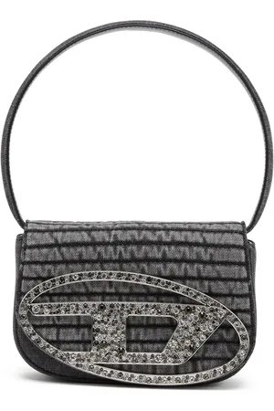 Diesel 1DR Shoulder Bag Iconic shoulder bag in padded denim Shoulder Bags Woman