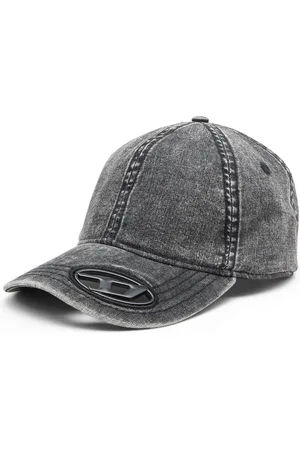 Diesel Denim baseball cap with Oval D hardware Caps Man