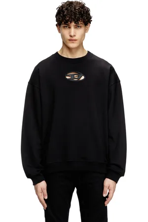 Diesel Sweatshirt with cut-out Oval D logo Sweaters Man