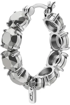 Diesel Sterling Hoop Earring Earrings Unisex