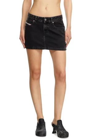 Diesel Mini skirt in clean-wash denim Skirts Woman