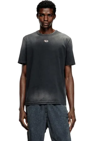 Diesel Faded T-shirt with cut-out Oval D T-Shirts Man