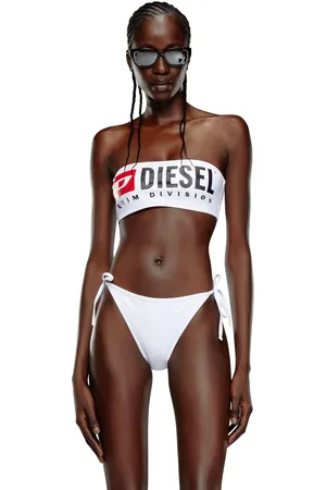 Diesel Bandeau bikini top with maxi logo Bras Woman