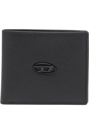 Diesel Bi-fold wallet in grainy leather Small Wallets Man