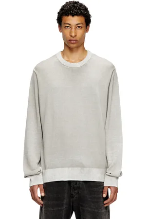 Diesel Reverse-print cotton jumper Knitwear Man
