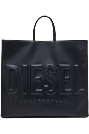 Diesel Dsl 3D-Recycled PU tote bag with embossed logo Shopping Bags Man