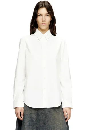 Diesel Poplin shirt with Oval D Shirts Woman