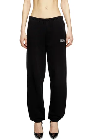 Diesel Sweatpants with metal-effect Oval D logo Pants Woman