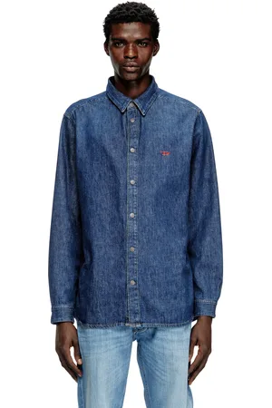 Diesel Shirt in denim Denim Shirts Man