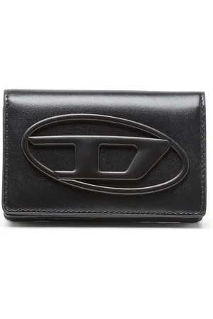 Diesel Compact leather card holder Small Wallets Man