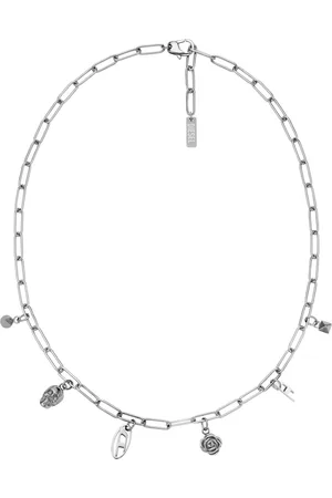 Diesel Stainless Steel Charm Necklace Necklaces Unisex