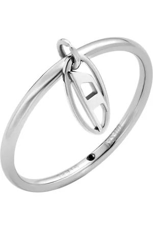 Diesel Stainless Steel Charm Ring Rings Unisex