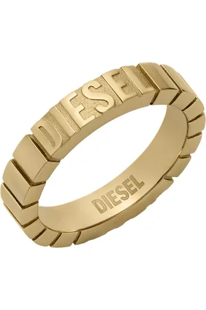 Diesel Stainless Steel Band Ring Rings Unisex