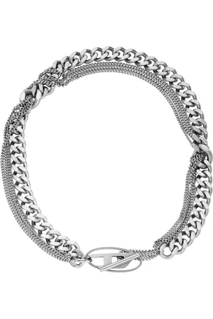 Diesel Stainless Steel Chain Necklace Necklaces Unisex