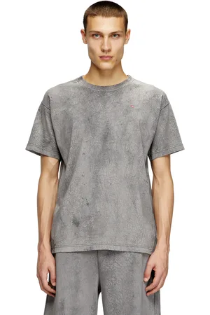 Diesel T-shirt in waxed jersey T-Shirts Man