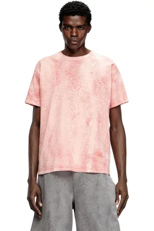 Diesel T-shirt in waxed jersey T-Shirts Man
