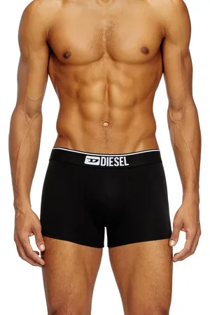 Diesel Three-pack of plain boxer Trunks Man