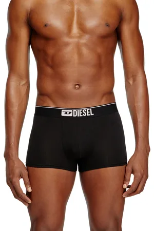 Diesel Three-pack of plain boxer Trunks Man
