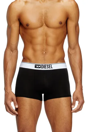 Diesel Three-pack of plain boxer Trunks Man