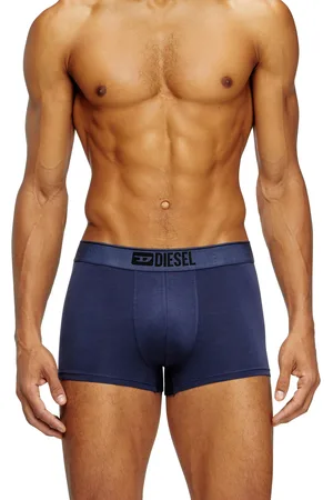 Diesel Three-pack of plain boxer Trunks Man