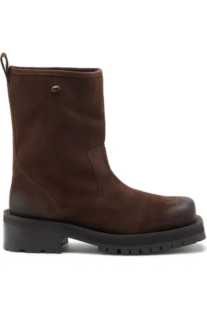 靴 DIESEL Unborn leather boots Brown Leather ankle boots `D-HAMMER` Diesel - Vitkac Australia