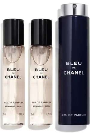 CHANEL BLEU DE FLAKON TWIST AND SPRAY Z ZESTAWEM WYMIENNYCH WKŁADÓW – WODA PERFUMOWANA 60 ml Męskie
