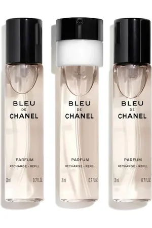 CHANEL BLEU DE FLAKON TWIST AND SPRAY Z ZESTAWEM WYMIENNYCH WKŁADÓW – PERFUMY 60 ml Męskie