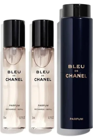 CHANEL BLEU DE FLAKON TWIST AND SPRAY Z ZESTAWEM WYMIENNYCH WKŁADÓW – PERFUMY 60 ml Męskie
