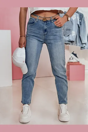 D-Street Spodnie damskie jeansowe mom fit COMFYNIT UY2371