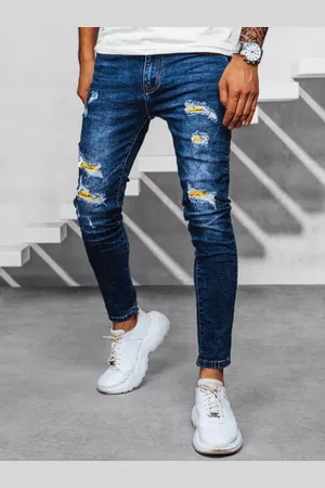 D-Street Spodnie męskie jeansowe niebieskie UX3932
