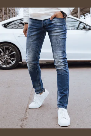 D-Street Spodnie męskie jeansowe granatowe UX4294