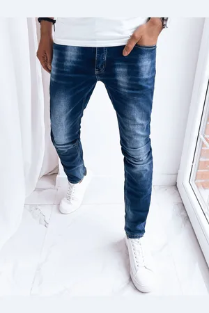 D-Street Spodnie męskie jeansowe niebieskie UX3990