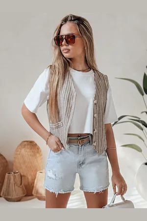 D-Street Spodenki damskie jeansowe SUMMER JEAN niebieskie SY0484
