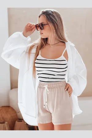 D-Street Spodenki damskie HOT VIBE khaki SY0441