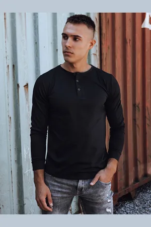 D-Street Longsleeve męski czarny LX0574