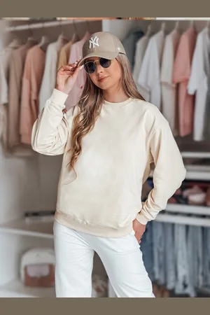 D-Street Bluza damska SWAN kremowa BY1294