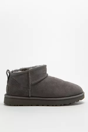 UGG Kobieta Botki - śniegowce CLASSIC BOOT W BAILEY BOW II 1016225-GREY - 36