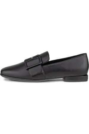 Ecco Damskie skórzane loafery