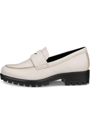 Ecco Damskie skórzane loafery