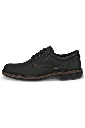 Ecco Męskie nubukowe półbuty derby z Gore-Tex