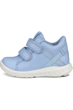 Ecco Dziecięce skórzane buty sportowe na rzepy